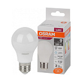 Лампа LED 7Вт Е27, груша, 6500К холодный OSRAM