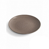 Тарелка обеденная DROPS серо-коричневый 24,8см DMD151 Тарелка обеденная DROPS серо-коричневый 24,8см DMD151