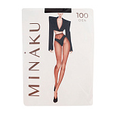  Женские колготки MINAKU 100 ден, цвет черный, размер 2/S 10152807 