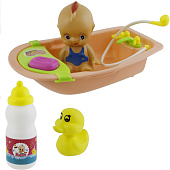 Пупс с ванной и акссесуарами 21х14см, 669-556D Пупс с ванной и акссесуарами 21х14см, 669-556D