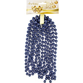  Бусы декоративные - шары, 2,7 м, пластик, синий AR2/9-10RA/BL 