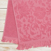  Комплект полотенец Versal (50х90 см - 1шт, 70х140 см - 1 шт.), махра, пыльная роза 