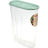 Емкость д/сыпучих продуктов 2,1л Фисташковый М1222 Емкость д/сыпучих продуктов 2,1л Фисташковый М1222