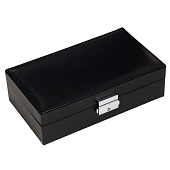 Шкатулка для украшений кожзам Чёрная матовая 6,5х12,6х21 см 9534850 Шкатулка для украшений кожзам Чёрная матовая 6,5х12,6х21 см 9534850