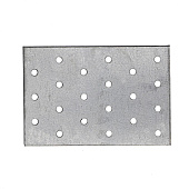 Пластина соединительная 80х120х2,0мм цинк Пластина соединительная 80х120х2,0мм цинк