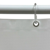 Штора для ванной PEVA 180х200 (ШхВ) Квадро белая GX008-5 13679 Штора для ванной PEVA 180х200 (ШхВ) Квадро белая GX008-5 13679