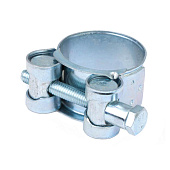  Хомут шарнирный  29- 31мм (белый цинк 2 шт) 