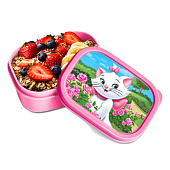 Ланч-бокс детский, прямоугольный 500 мл, Кошечка Мари 10166569 Ланч-бокс детский, прямоугольный 500 мл, Кошечка Мари 10166569