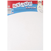 Картон белый А4 8л Обучайка (50) /с2768-01/ Картон белый А4 8л Обучайка (50) /с2768-01/
