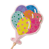 Набор шпажек для торта 12 шт. "Festive balloons" (8 см) Набор шпажек для торта 12 шт. "Festive balloons" (8 см)