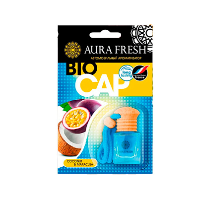  Ароматизатор подвесной картон AURA FRESH COUNTRY Coconut&Maracuja 
