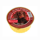  Влажный корм для собак Ем без проблем 125г говядина, барашек 