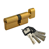 Цилиндр ключ/вертушка МЦ-70 (40-30в) ЛПУВ-70 (латунь/золото) перф.кл. Нора-М Цилиндр ключ/вертушка МЦ-70 (40-30в) ЛПУВ-70 (латунь/золото) перф.кл. Нора-М