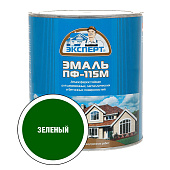  Эмаль ПФ-115М зелёная глянцевая Эксперт 2.7кг 