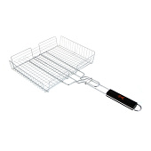 Решетка-гриль GRILLBOOM хром. 25х33х5см 104-026 