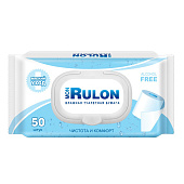  Туалетная бумага влажная Mon Rulon 50шт с клап 067 