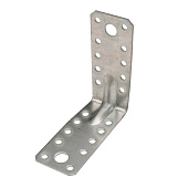  Уголок крепежный усиленный 90х90х40х1,5мм, упак 10шт, цинк 