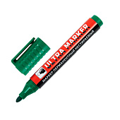  Маркер перманентный зеленый BRAUBERG, ULTRA MARKER, 3,5 мм с клипом, 152207 