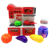 Набор кухонной бытовой техники (плита, свч, кулер, аксессуары), 22х18 см, пакет, 345-2C Набор кухонной бытовой техники (плита, свч, кулер, аксессуары), 22х18 см, пакет, 345-2C