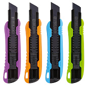 Нож 18мм, прочный пластиковый корпус, фиксатор, FINLAND Нож 18мм, прочный пластиковый корпус, фиксатор, FINLAND