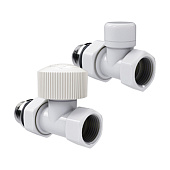 Набор термостатический прямой Royal Thermo Design 1/2"М30х1,5 белый