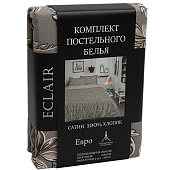  Комплект постельного белья Eclair BZ QR Виконт, евро, наволочки 50х70 см, сатин 