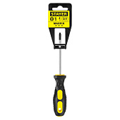 Отвертка PH1x100мм, двухкомпонентная рукоятка, магнитный наконечник STAYER Отвертка PH1x100мм, двухкомпонентная рукоятка, магнитный наконечник STAYER