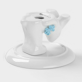 Блюдо для пирожных «Зайка», 13х12х8 см, белый 6943343 Блюдо для пирожных «Зайка», 13х12х8 см, белый 6943343