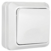 Выкл 1-кл ОП Олимп 10А бел О0021 Выкл 1-кл ОП Олимп 10А бел О0021