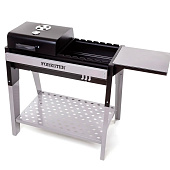 Мангал-гриль FORESTER 114х88х52см с решеткой-гриль, полкой-насадкой для казана и защитной планкой Мангал-гриль FORESTER 114х88х52см с решеткой-гриль, полкой-насадкой для казана и защитной планкой