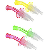 Набор пробок-леек 2шт для соуса, масла, уксуса 10х3 см 884-599 Набор пробок-леек 2шт для соуса, масла, уксуса 10х3 см 884-599