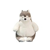  Мягкая игрушка Maxitoys, собака толстяк хаски, 90 см 