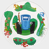  Набор "Синий трактор. Цифры" 3 пр.: кружка 250 мл, салатник 13 см, тарелка 19,5 см СТН3-2 