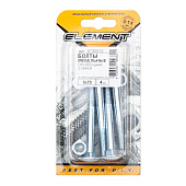 Болт мебельный DIN 603 8x 70 с гайкой белый цинк 4 шт Болт мебельный DIN 603 8x 70 с гайкой белый цинк 4 шт