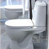 Унитаз-компакт Max comfort к/в, с арматурой, сиденьем микролифт Sanita Luxe Унитаз-компакт Max comfort к/в, с арматурой, сиденьем микролифт Sanita Luxe