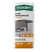 Клей монтажный для блоков СЕЛФОРМ MC112 (20кг) /Основит Клей монтажный для блоков СЕЛФОРМ MC112 (20кг) /Основит