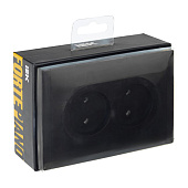 Розетка двойная встраиваемая без заземления, цвет черный, IEK FORTE&PIANO Розетка двойная встраиваемая без заземления, цвет черный, IEK FORTE&PIANO