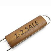  Решетка-гриль плоская 1-2.SALE 31х24х1,5см /дл.50см (3.5/2.5/1.5мм), хром.сталь/дер. 795374 