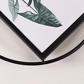 Фоторамка 10х15 металл Лофт Круг черный 195х195х2 9910756 Фоторамка 10х15 металл Лофт Круг черный 195х195х2 9910756