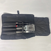  Набор приборов для гриля Diolex из нержавеющей стали (лопатка, щипцы, вилка) в чехле DX-BS003 