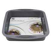 Форма силиконовая для выпечки квадратная, 22х22х5см, микс G197 Форма силиконовая для выпечки квадратная, 22х22х5см, микс G197