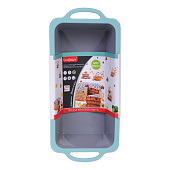 Форма силиконовая "CooKstyle" прямоугольная с ручками, 32х14х6,5см, 312-0838 Форма силиконовая "CooKstyle" прямоугольная с ручками, 32х14х6,5см, 312-0838