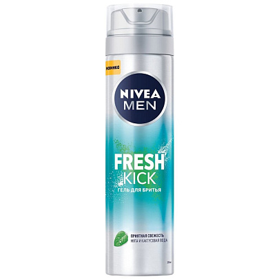  Гель для бритья Нивея 200мл FRESH KICK 