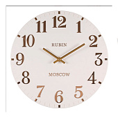 Часы настенные d=30см, корпус белый, "Классика", Рубин 3005-001 Часы настенные d=30см, корпус белый, "Классика", Рубин 3005-001