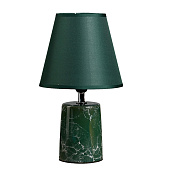 Лампа настольная "Зеленый мрамор" Е14 1х40Вт зеленый 15х15х27 см   4327187 