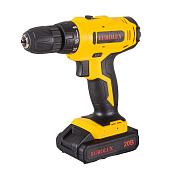  Дрель-шуруповерт аккумуляторная Eurolux ДА-20/2Li, 20В Li-ion,  35Нм, 2 АКБ (1,5Ач), кейс 