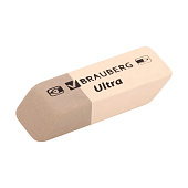  Ластики BRAUBERG Ultra НАБОР 6 шт., серо-белые 229600 