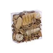 Набор сухоцветов из натуральных материалов с ароматом ванили короб Набор сухоцветов из натуральных материалов с ароматом ванили короб