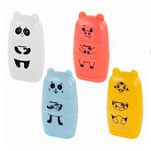 Точилка с ластиком 2 в 1 Brauberg Kids Зверушки, 2 отверстия, микс, 271989 Точилка с ластиком 2 в 1 Brauberg Kids Зверушки, 2 отверстия, микс, 271989