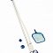  Очиститель бассейна вакуумный (подкл к ф-насосу): сачок, ручка 279см, 2 насадки, шланг 6м арт.58234 Код235079 